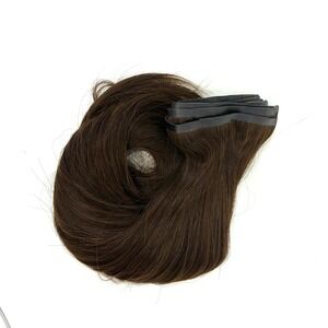 Glam Seamless Invisi-Clip Hair Extensions #1C Mocha Brown 7 Wefts 22" 180g NWOT